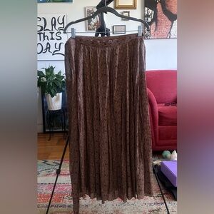 Calvin Klein Collection Brown Silk Apparel